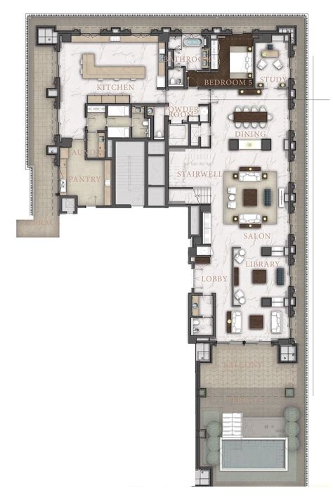 buy fendi penthouse amman|The Residence Penthouses Floorplan .